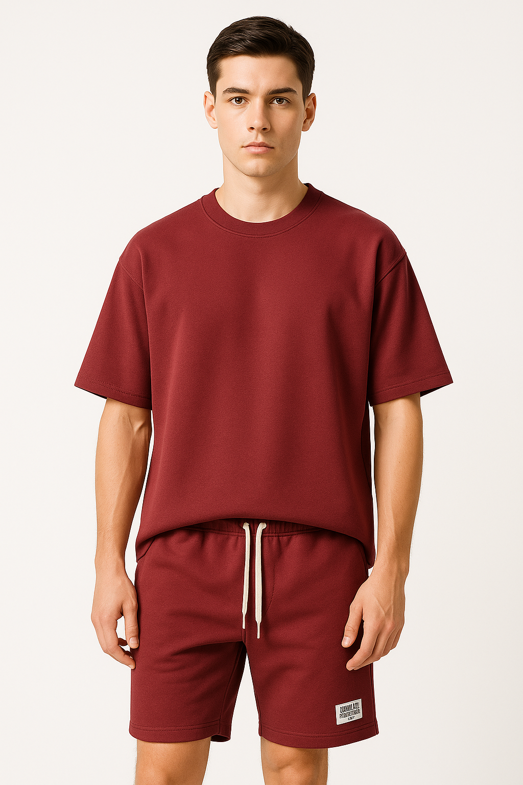 Zomer Set Heren Oversized Shirt en Shorts – Bravino