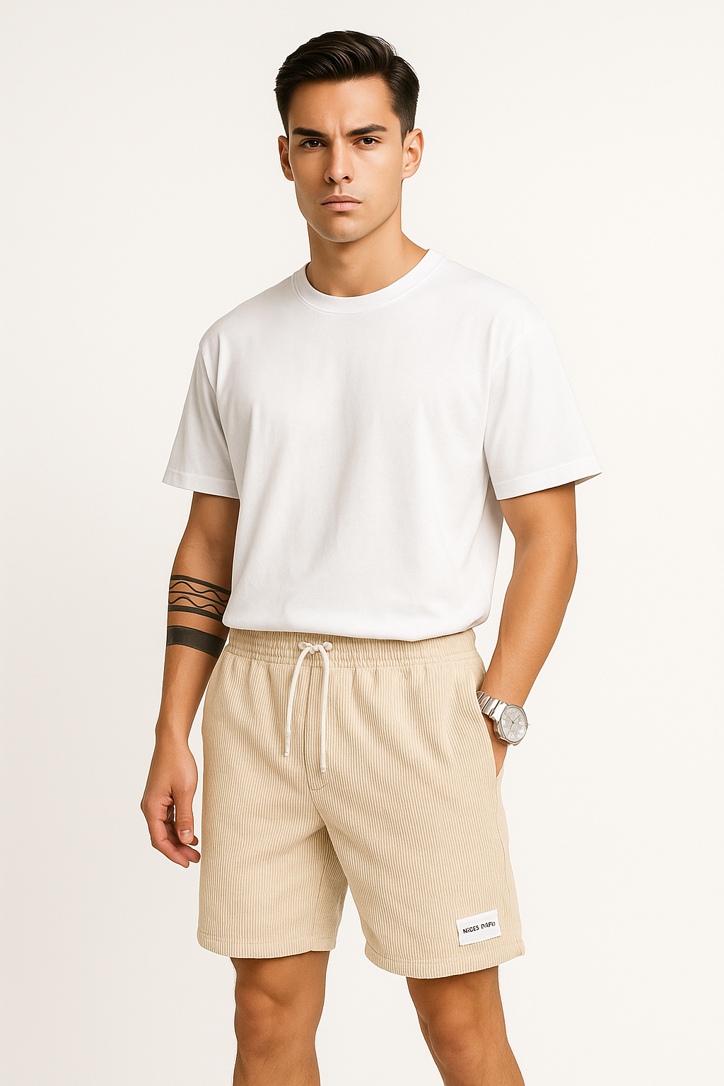 Heren short ademend, comfortabel, zomer casual stijl – Travorix
