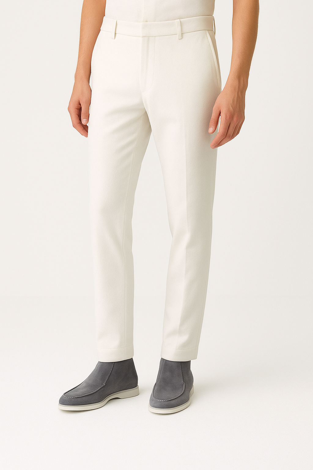 Herenschoenen suède instappers hoog model slip-on – Max