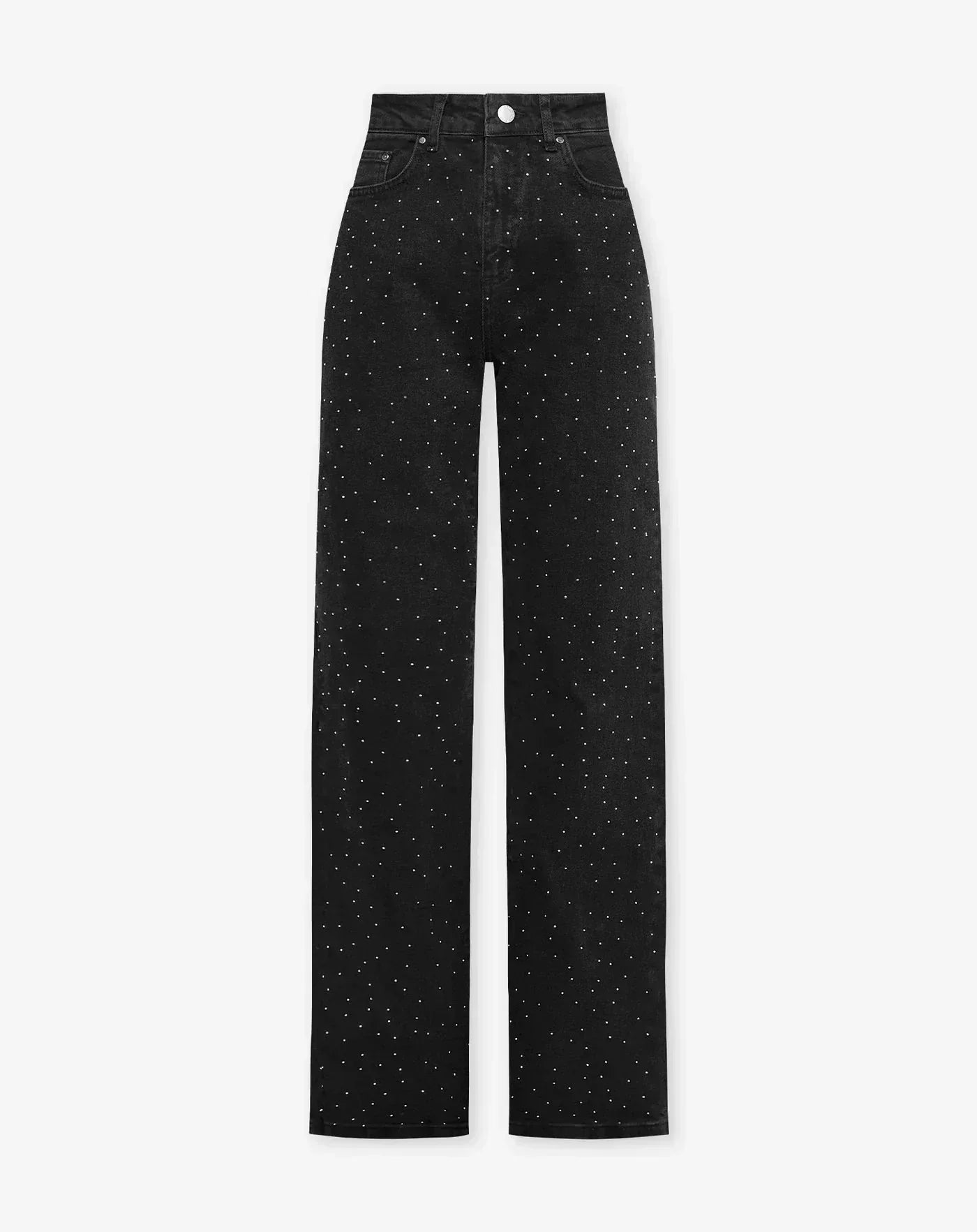 Glitter pailletten denim jeans voor dames – Olivia