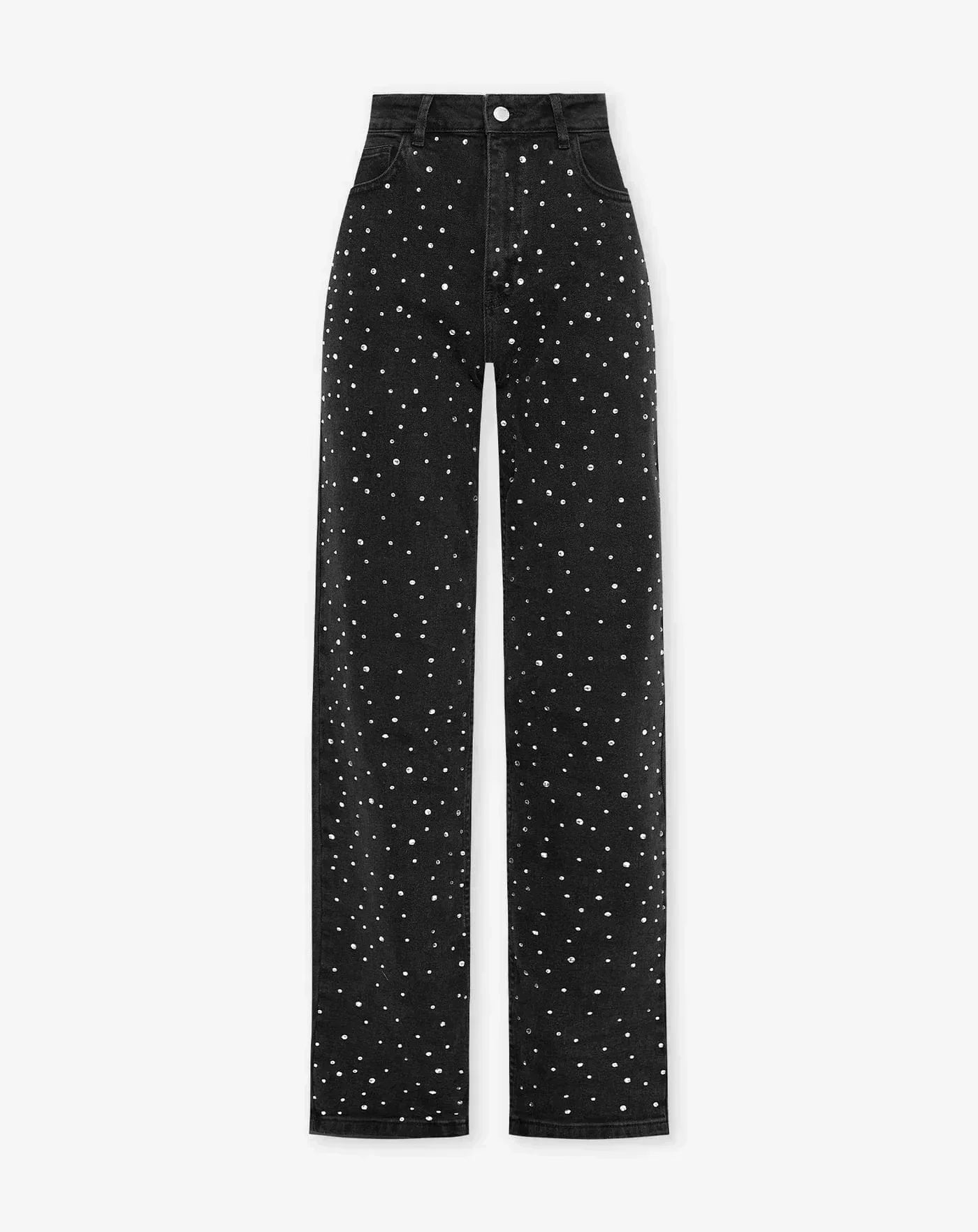 Glitter pailletten denim jeans voor dames – Olivia