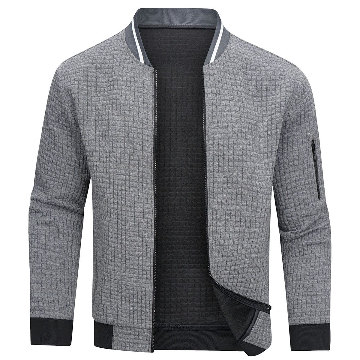 Warm Casual Bomberjack met Lange Mouwen – Jasper