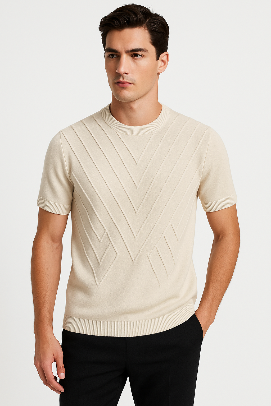 Luxe heren T-shirt – ademend met perfecte pasvorm – Daan
