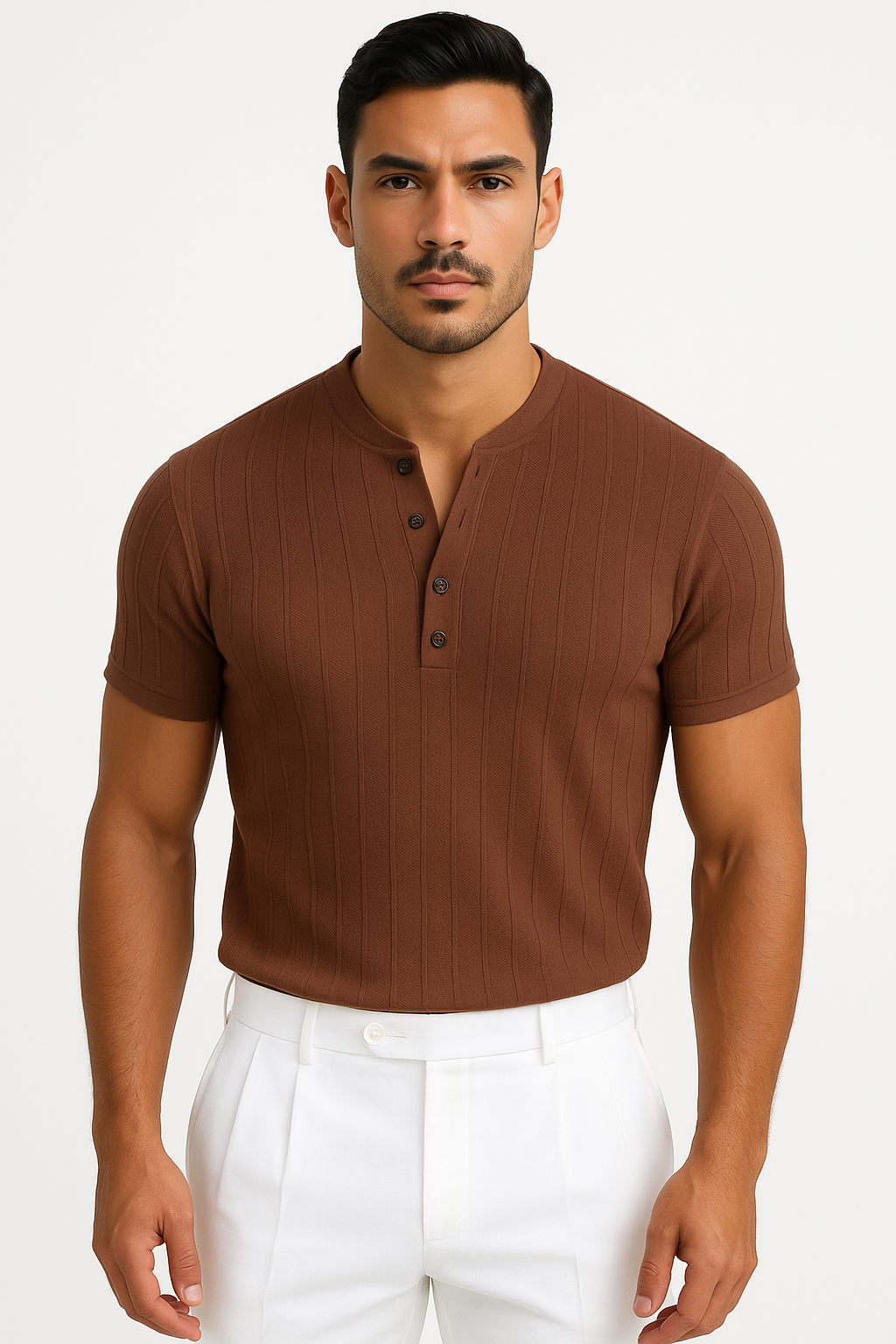 Zomers heren-T-shirt ademend, comfortabel en kleurvast – Berend