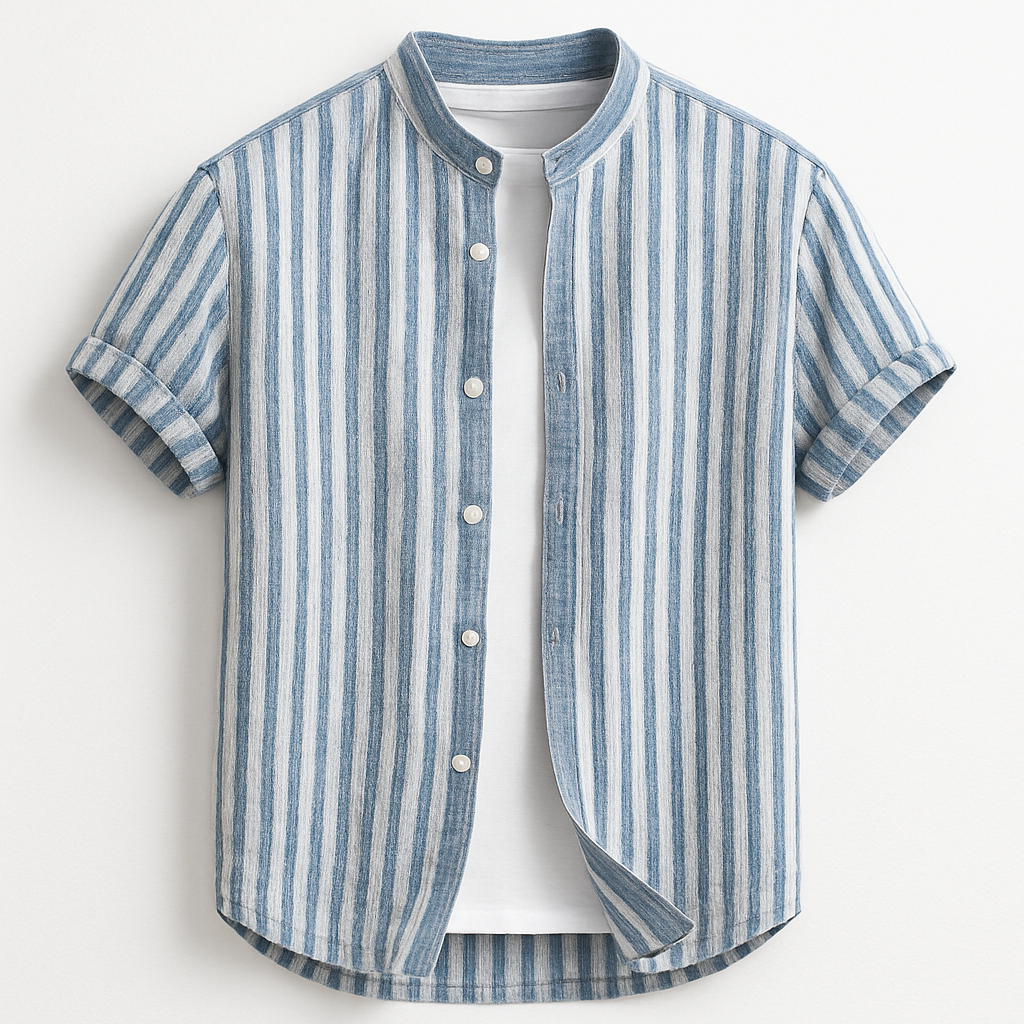 Linnen Overhemd Heren – Zomer, Streep & Casual | Calviro