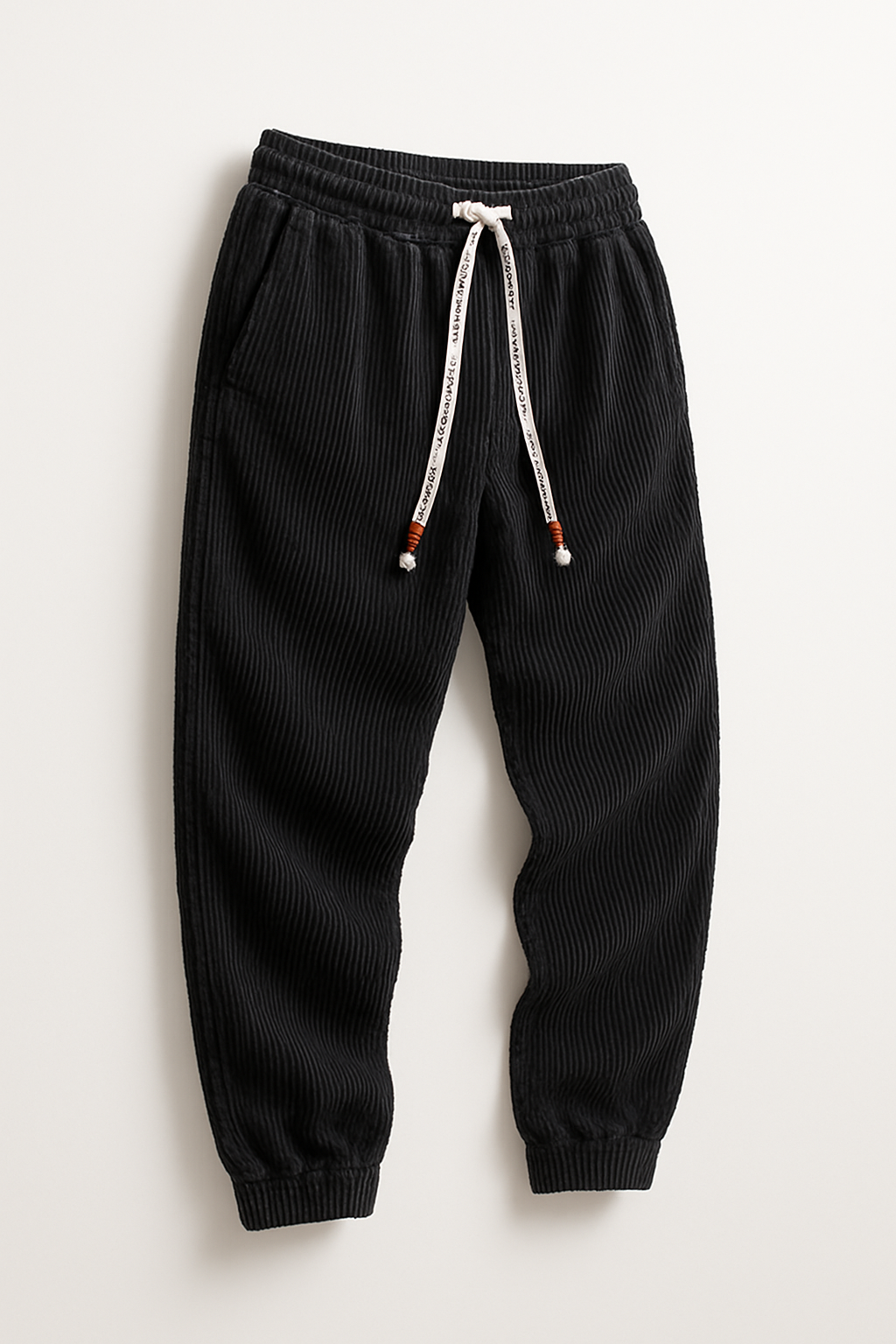 Corduroy joggingbroek heren met trekkoord en stijl – Victor
