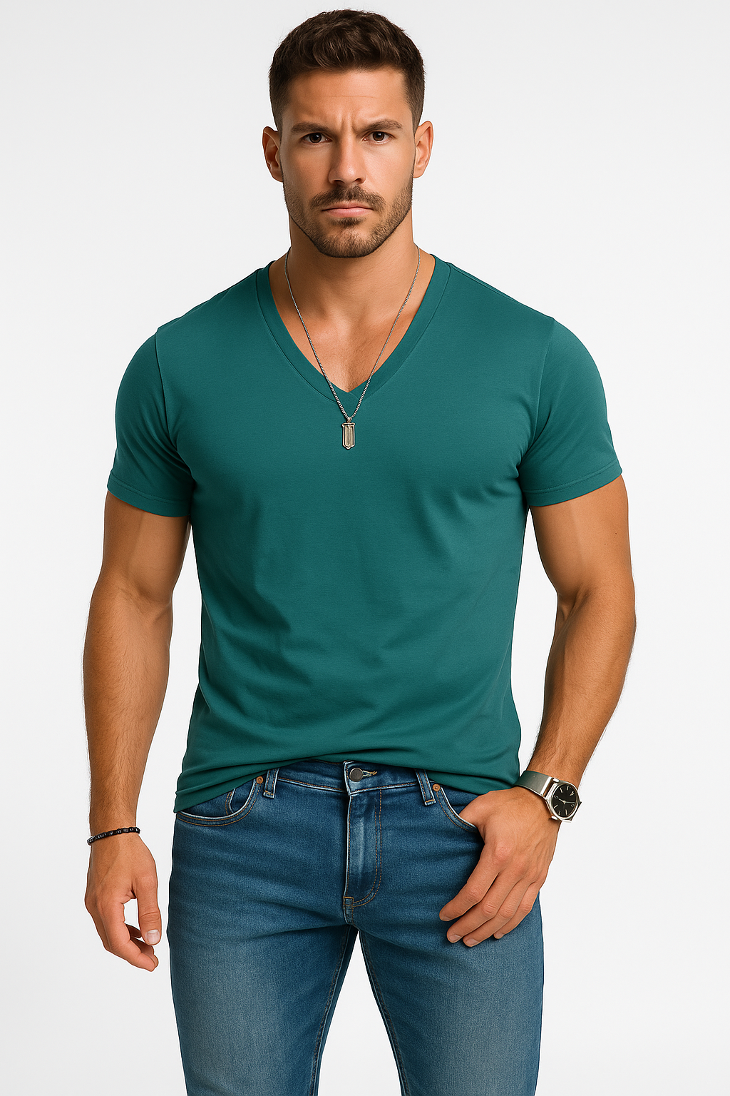 Zomer-T-shirt voor heren, ademend, sneldrogend en comfortabel – Aldert