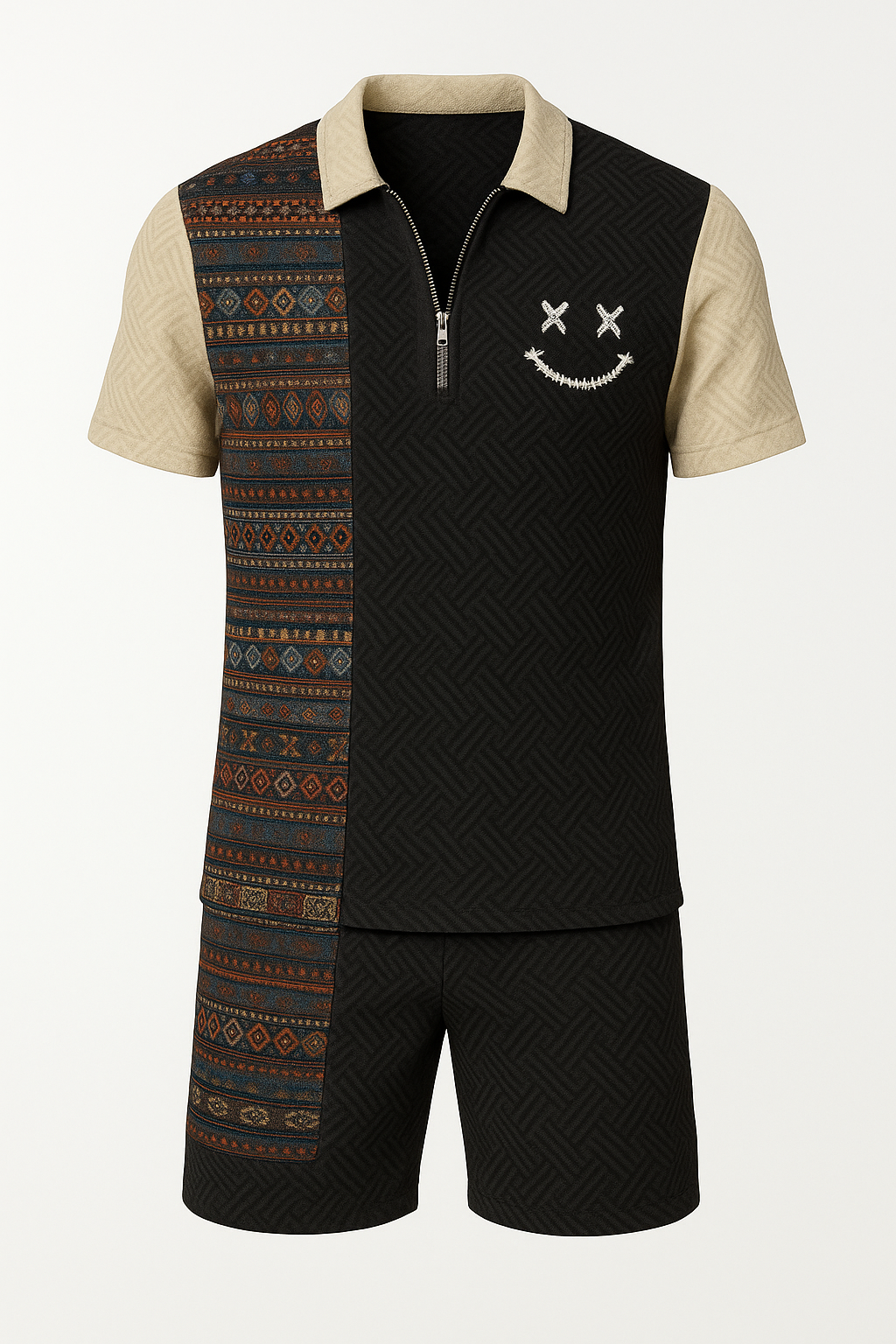 Zomerse herenset met poloshirt en shorts – Arie