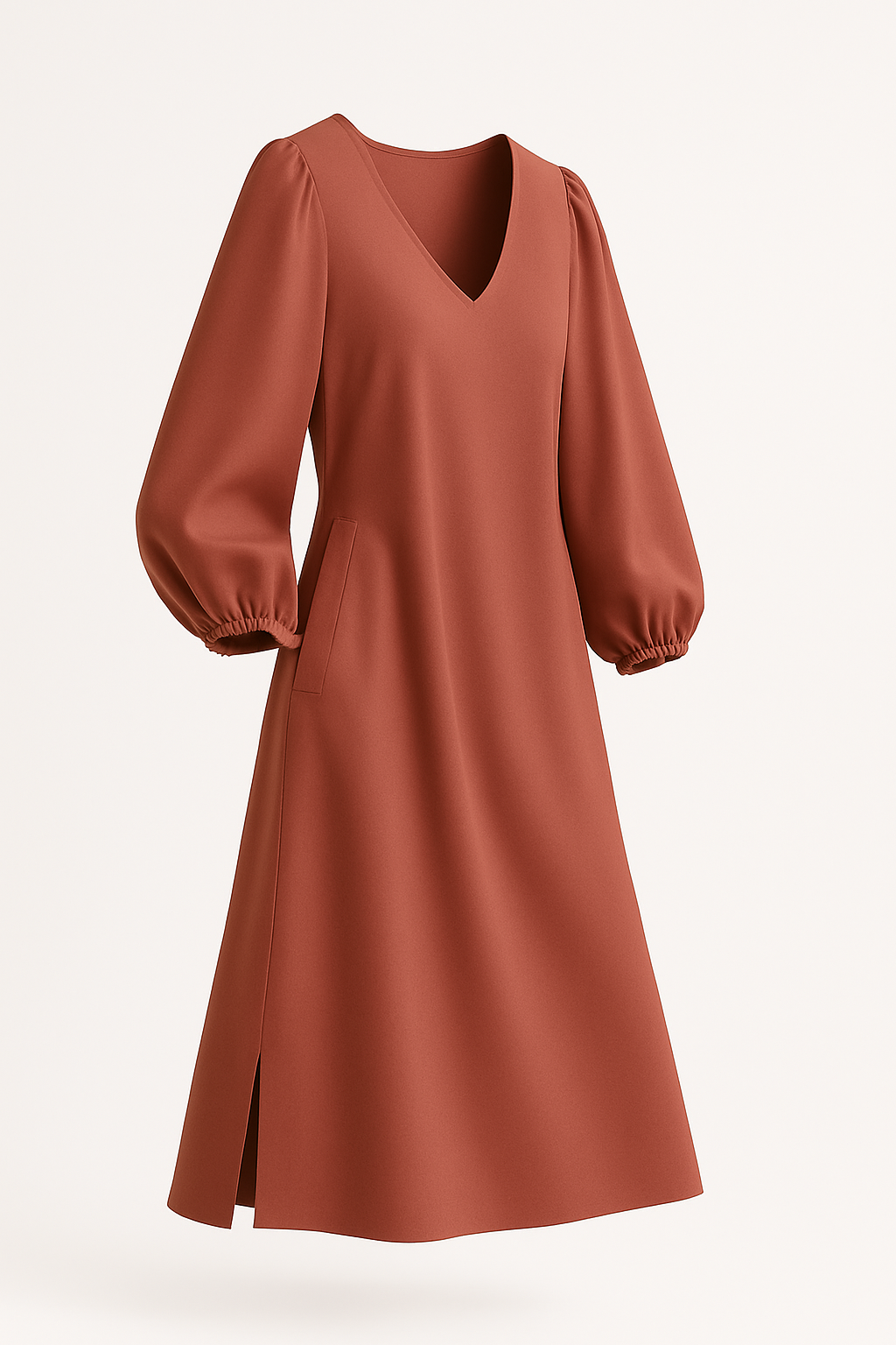 Boho bloemenjurk met wikkelsnit en luchtige pasvorm – Swanhilde