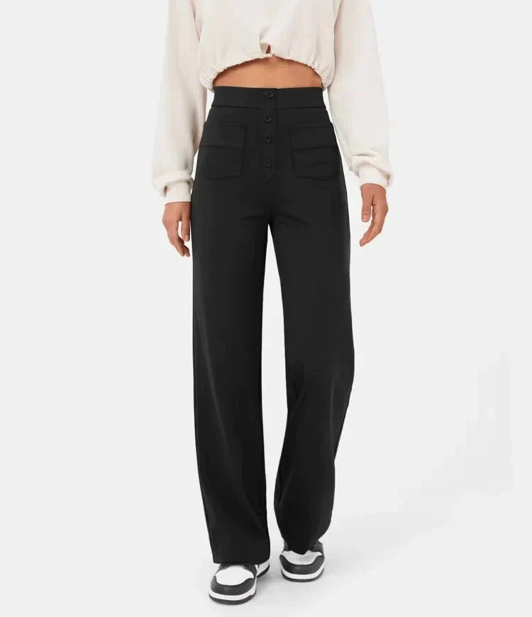 Elastische damesbroek comfortabel ademend met stretch – Elisse
