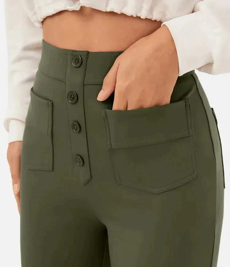Elastische damesbroek comfortabel ademend met stretch – Elisse