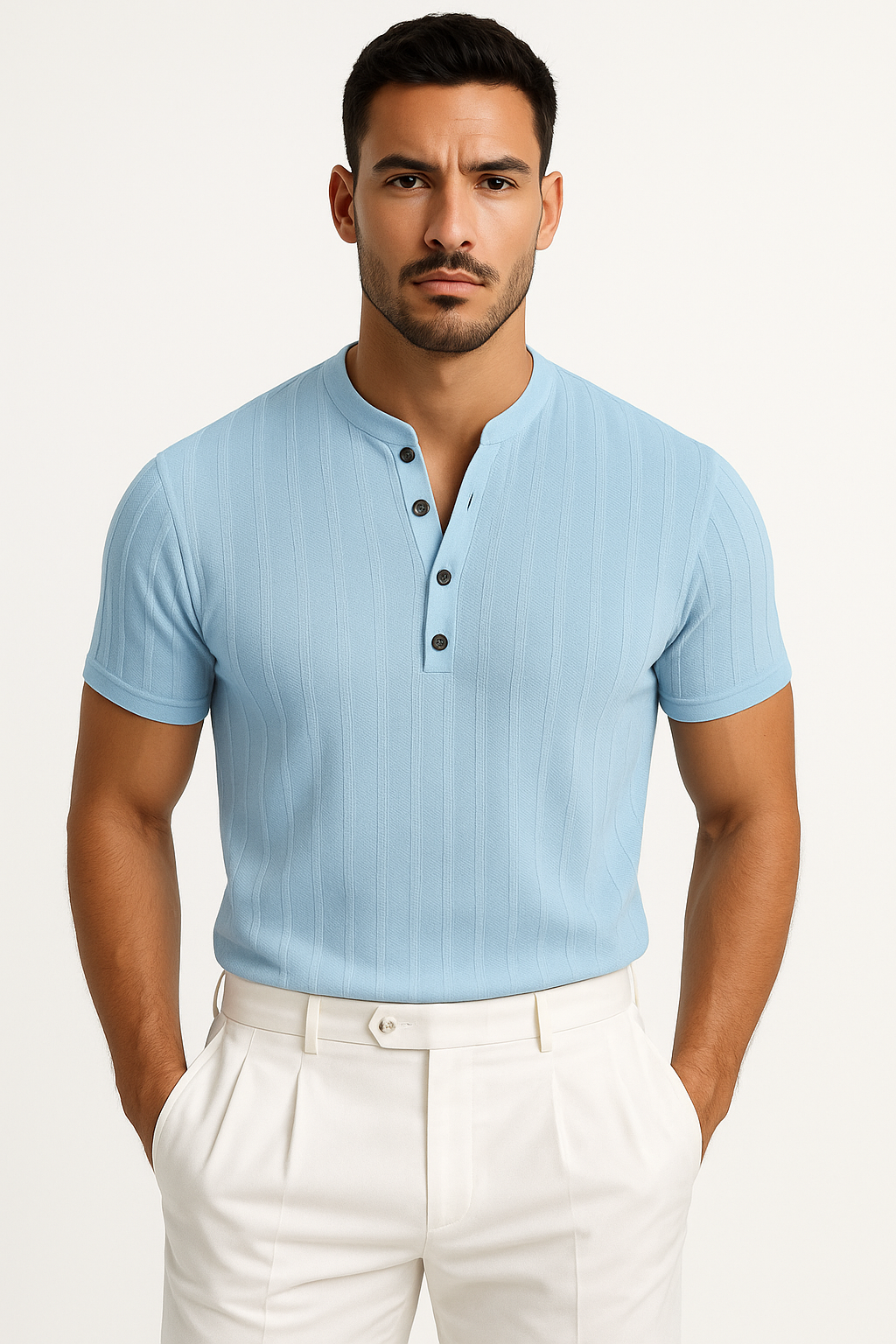 Zomers heren-T-shirt ademend, comfortabel en kleurvast – Berend