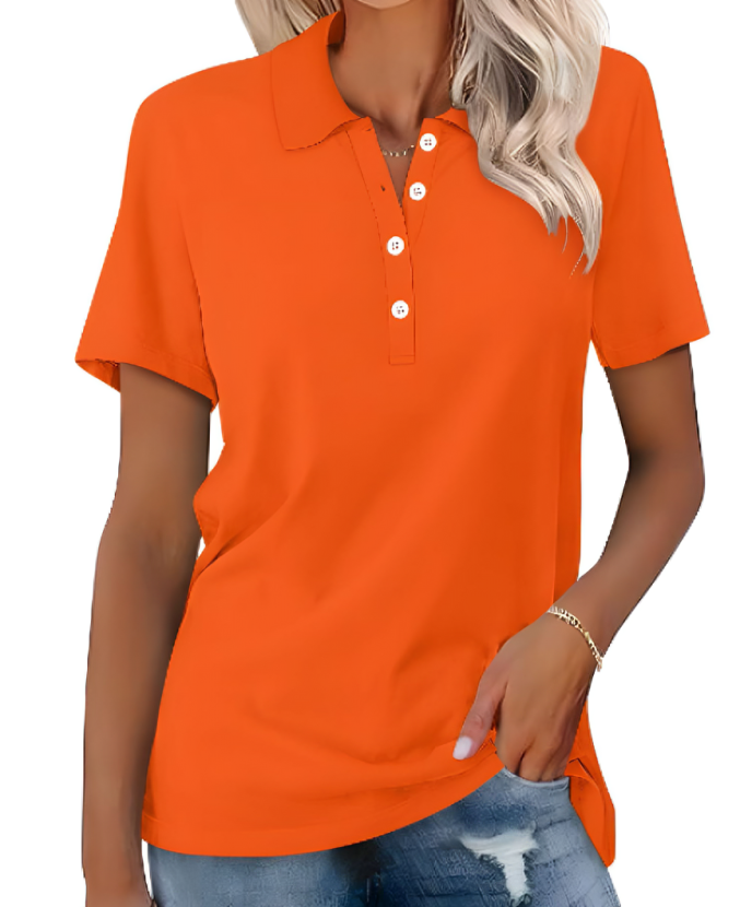 Poloshirt dames duurzaam stijlvol comfortabel basic – Zevarra