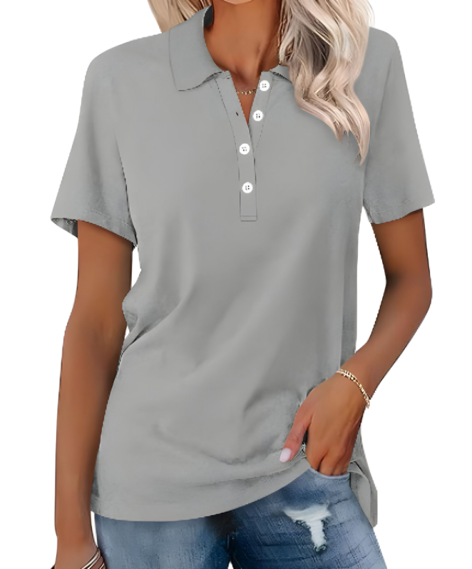 Poloshirt dames duurzaam stijlvol comfortabel basic – Zevarra