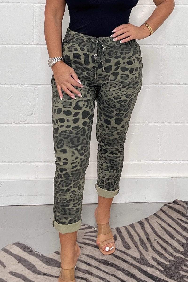 Camouflage Damesbroek Comfort Chic Design – Novara