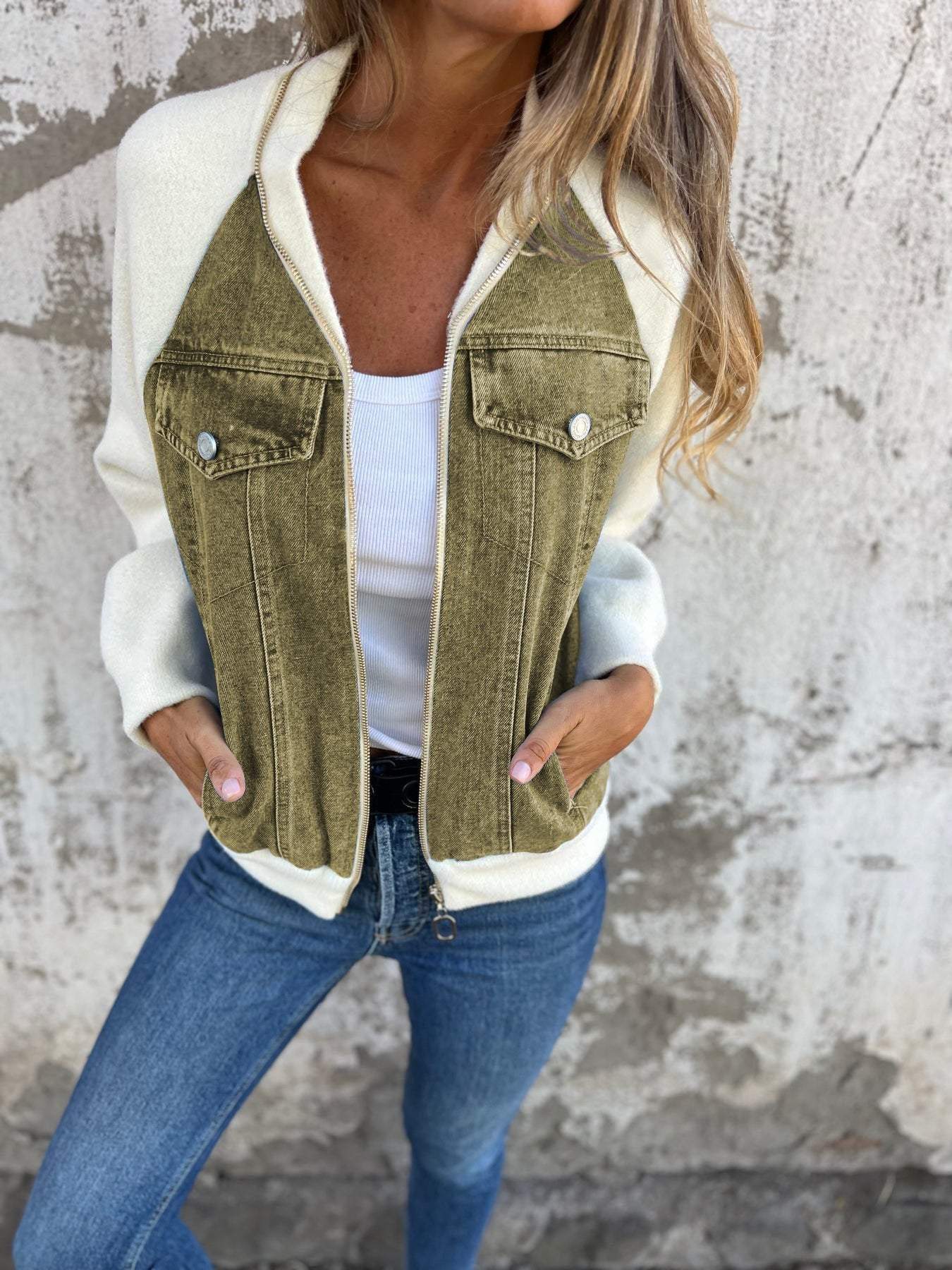 Jeansjas Dames Tijdloos Denim Comfort Look – Oliva