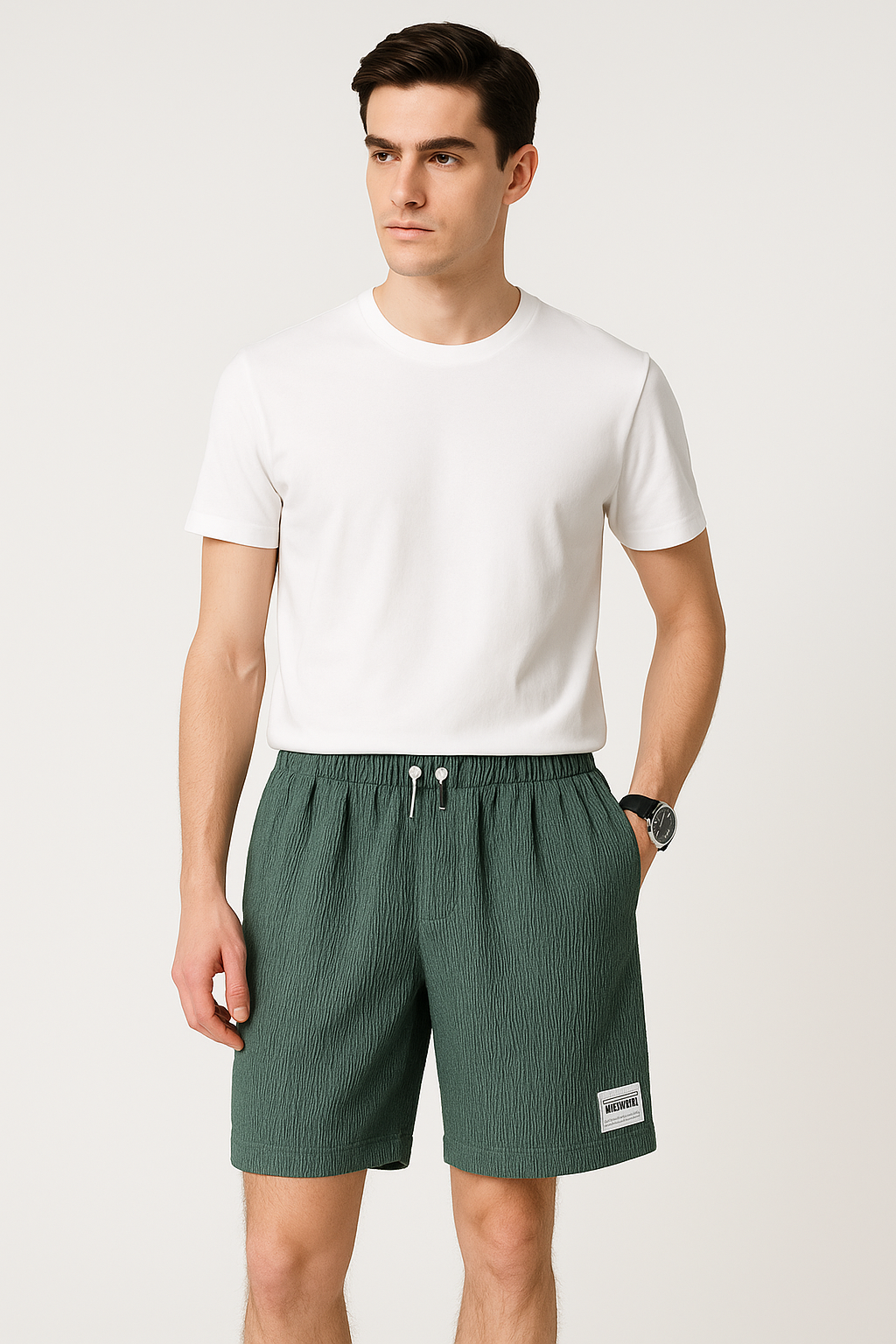 Linnen Katoen Heren Shorts Ademend Zomercomfort – Veloro