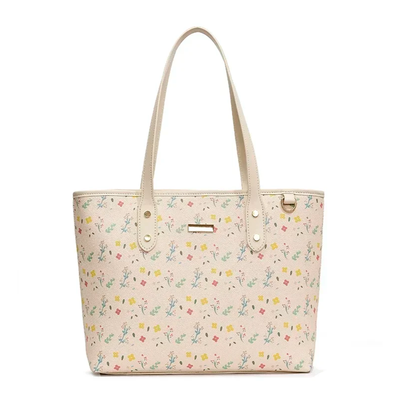 Vegan tote bag met strikdetail voor dames – Noraly