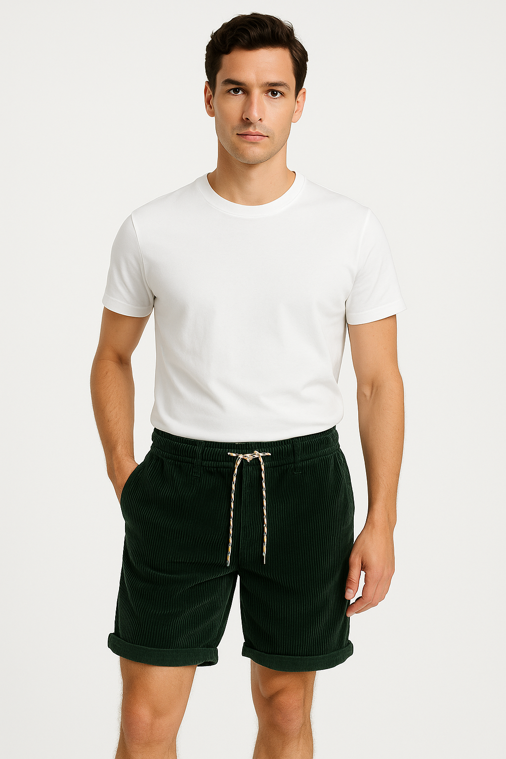 Corduroy Heren Shorts Zomer Comfort Klassiek – Montaro