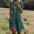 Dames Zomerjurk Ademend Comfort Casual Elegant – Selena