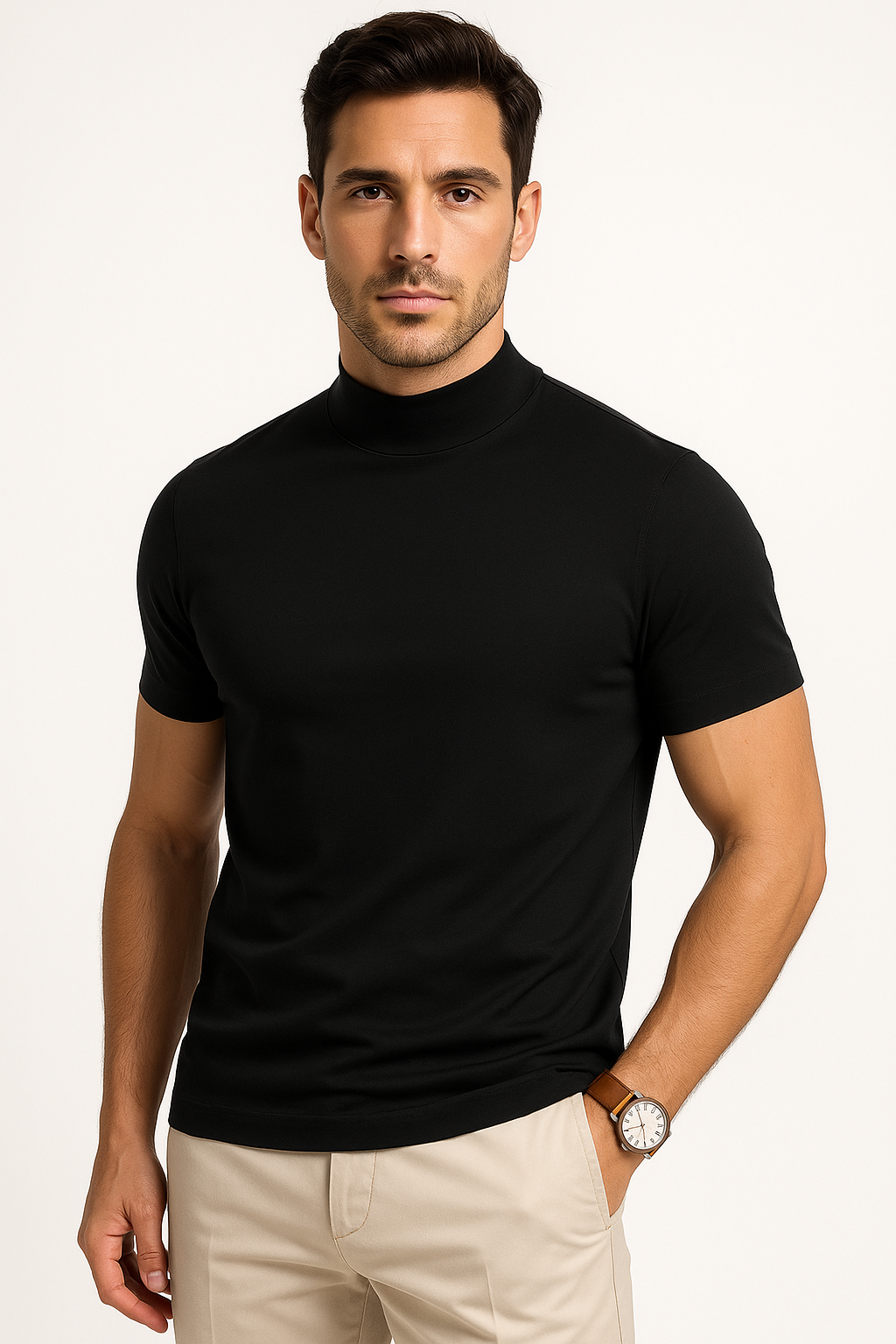Licht ademend heren T-shirt voor warme dagen –Abel