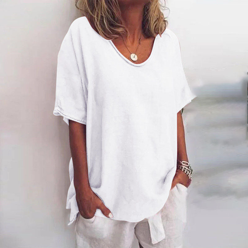 Casual dames T-shirt met losse pasvorm – Anna