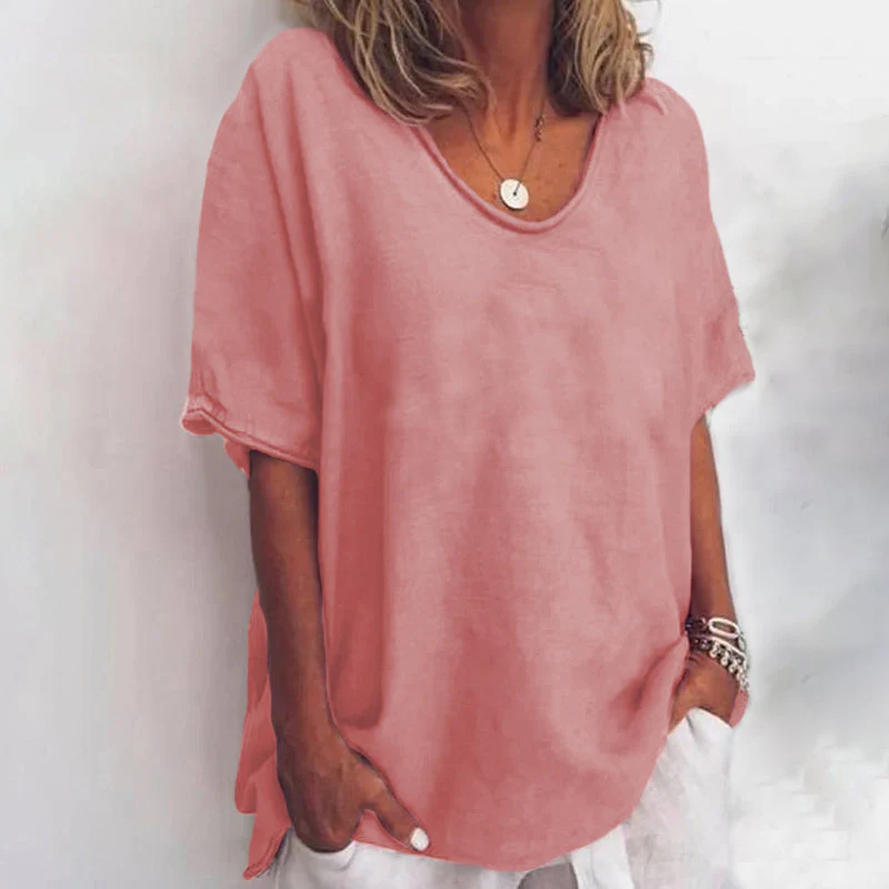 Casual dames T-shirt met losse pasvorm – Anna