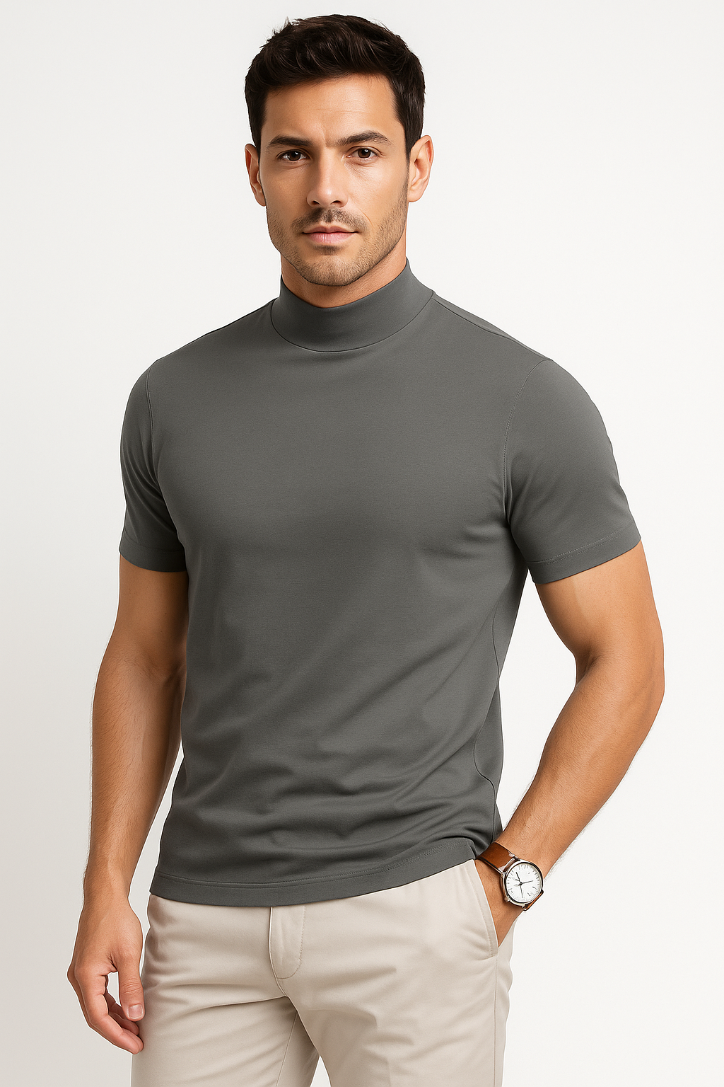 Licht ademend heren T-shirt voor warme dagen –Abel