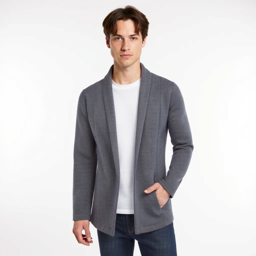Casual heren vest met ademende stof en comfortabele pasvorm – Tom