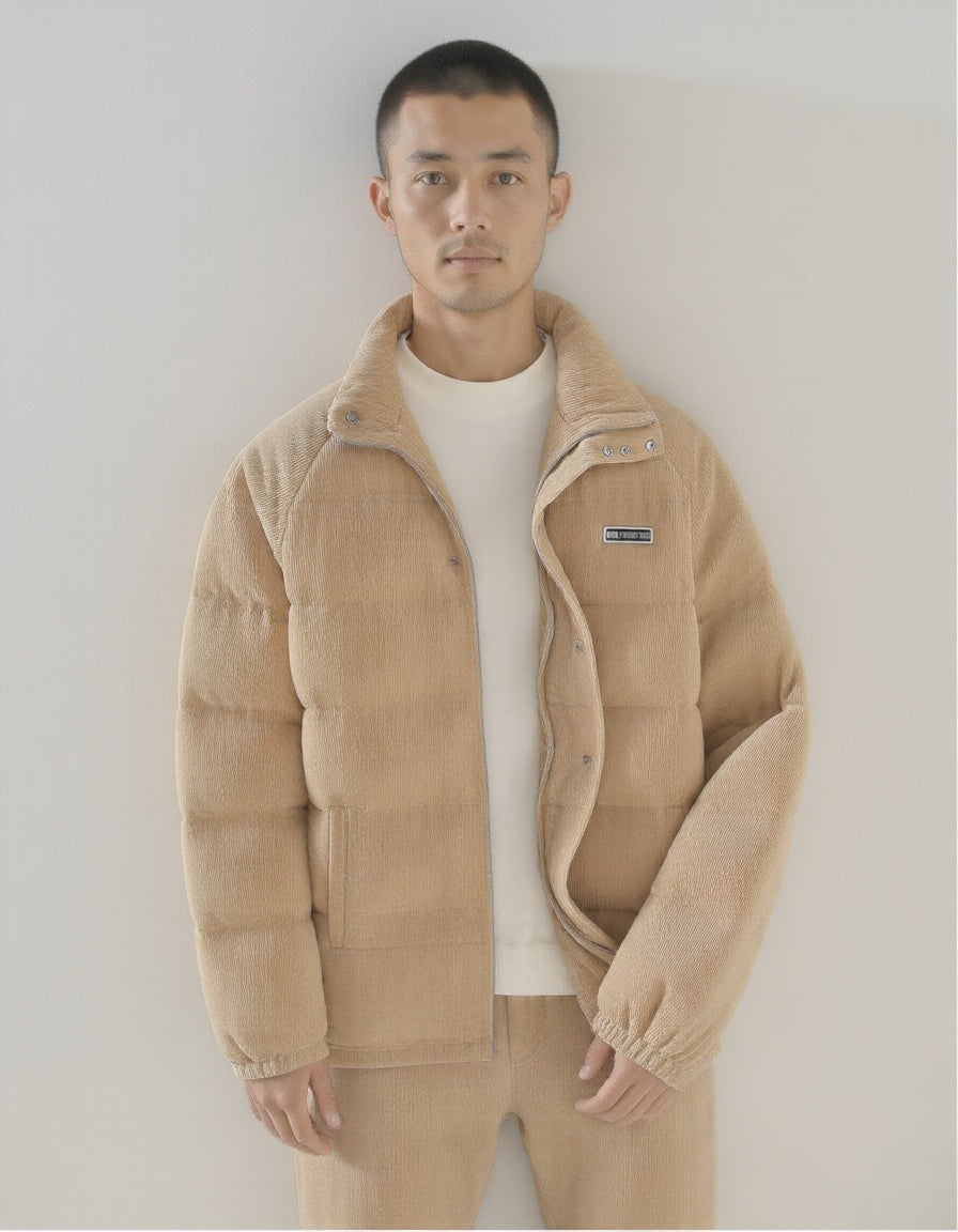 Corduroy Heren Winterjas voor Stijl en Warmte – Lars