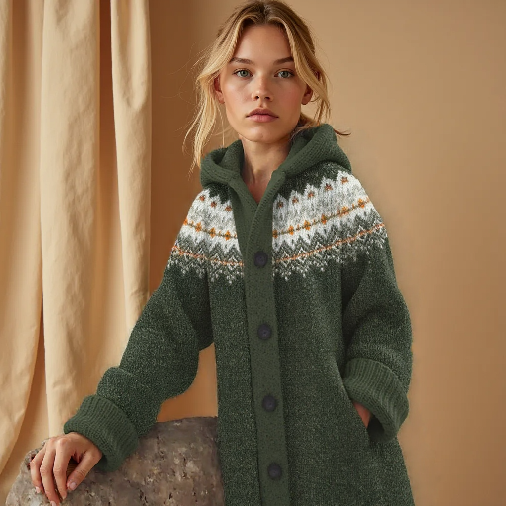 Noors Gebreid Vest voor Dames – Lotte