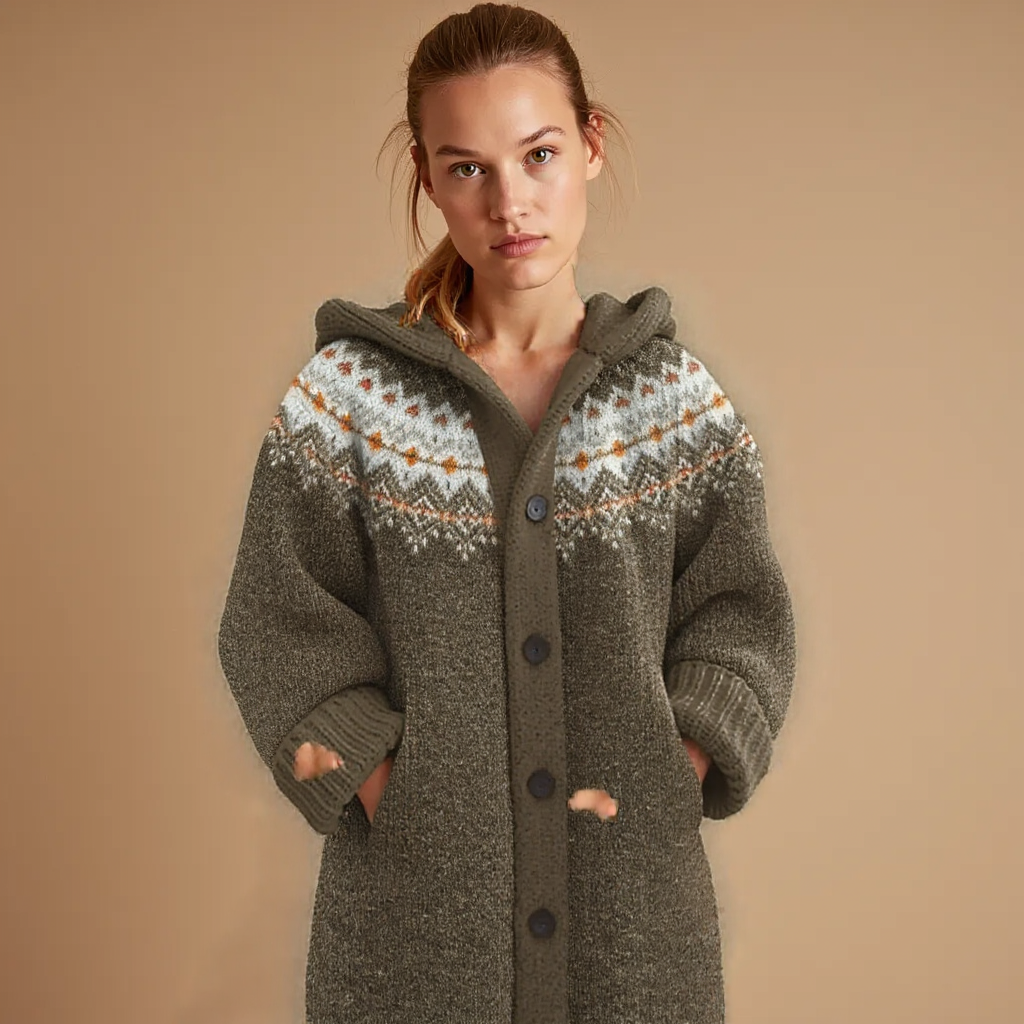 Noors Gebreid Vest voor Dames – Lotte