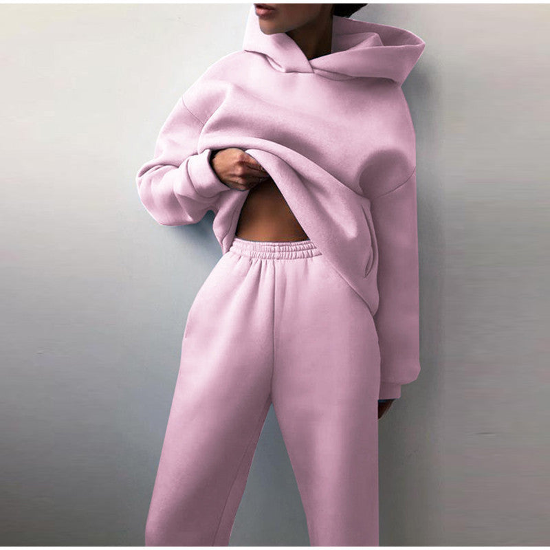 Oversize Jogginganzug Damen mit Kapuze & High Waist Hose – Lena