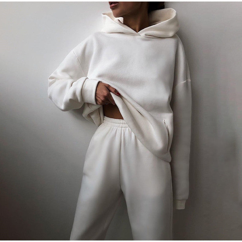 Oversize Jogginganzug Damen mit Kapuze & High Waist Hose – Lena