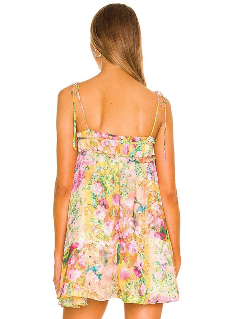 Zomerjurk Chiffon Flowy Pasvorm Trendy Look – Liora