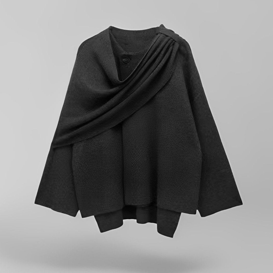 Elegante Capejas voor Dames met Asymmetrische Snit – Nora