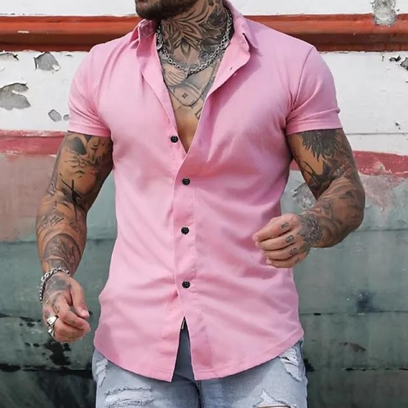 Fitness Shirt Korte Mouw Heren Sport - MaxFit