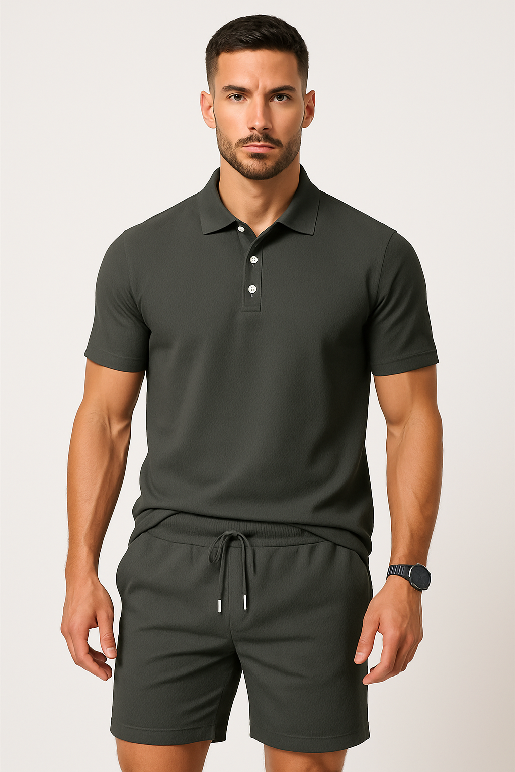 Heren polo shirts zomer sport casual effen – Siem
