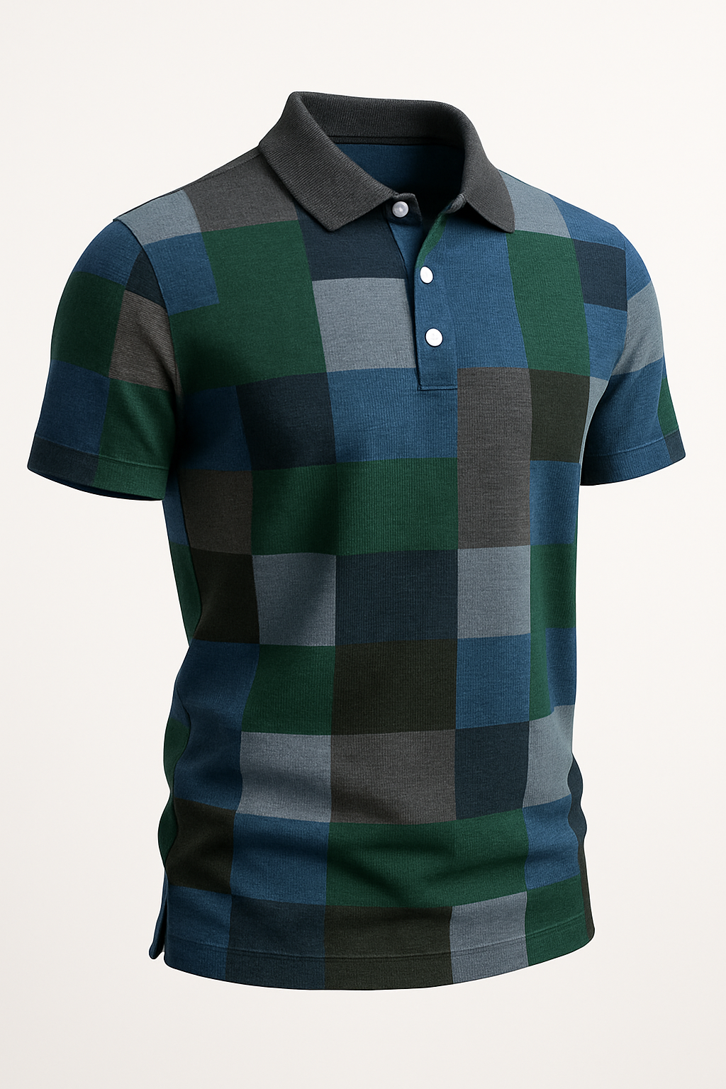 Herenpolo slim fit, ademend en stijlvol – Floris