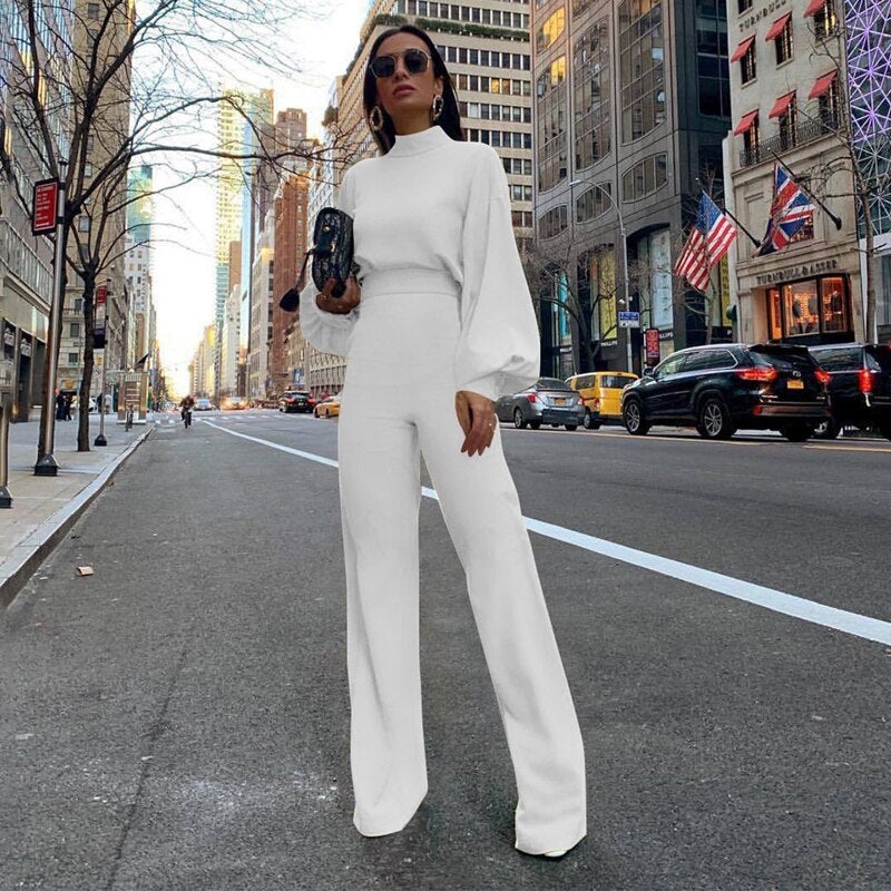 Lange mouwen dames jumpsuit - Sophie
