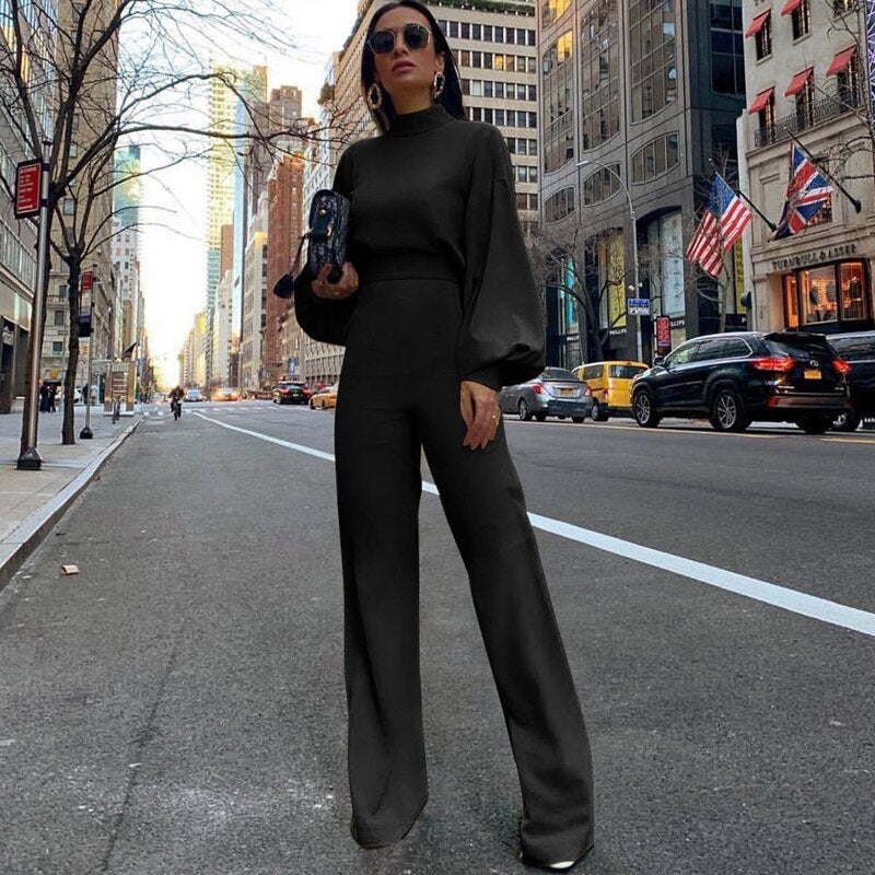 Lange mouwen dames jumpsuit - Sophie