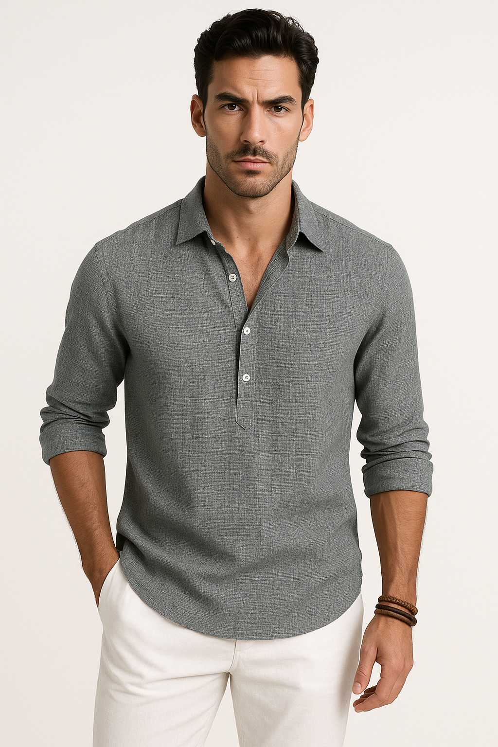 Linnen Herenoverhemd Casual Comfort & Luxe – Lars