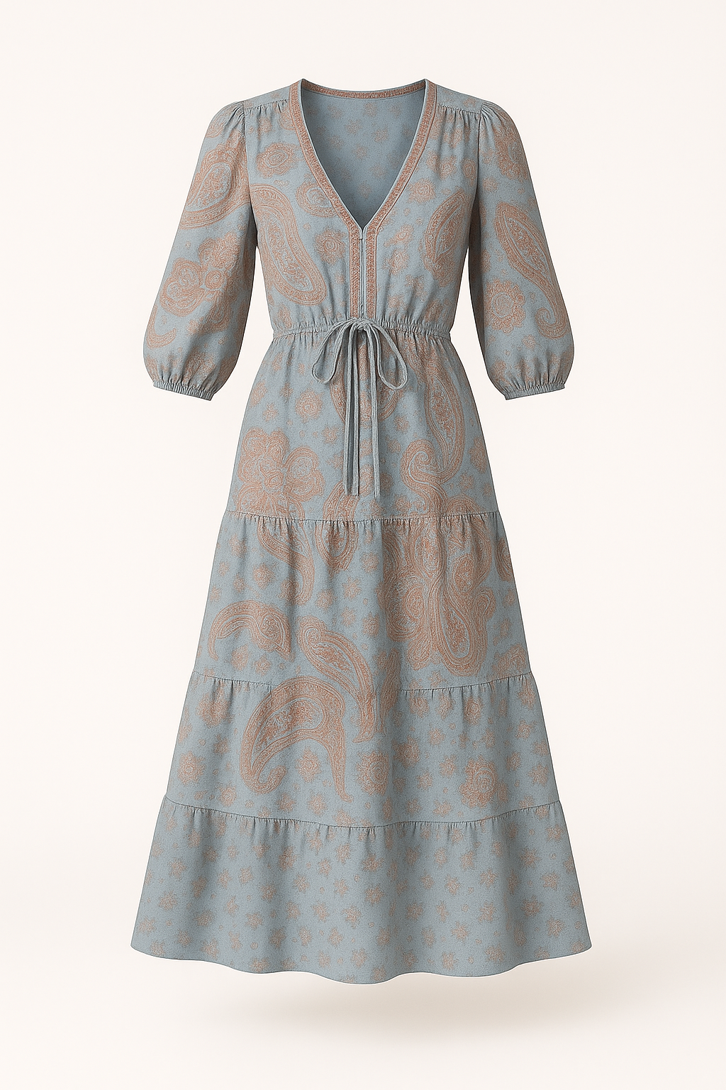 Comfortabele Chique Jurk met Koord – Elsa