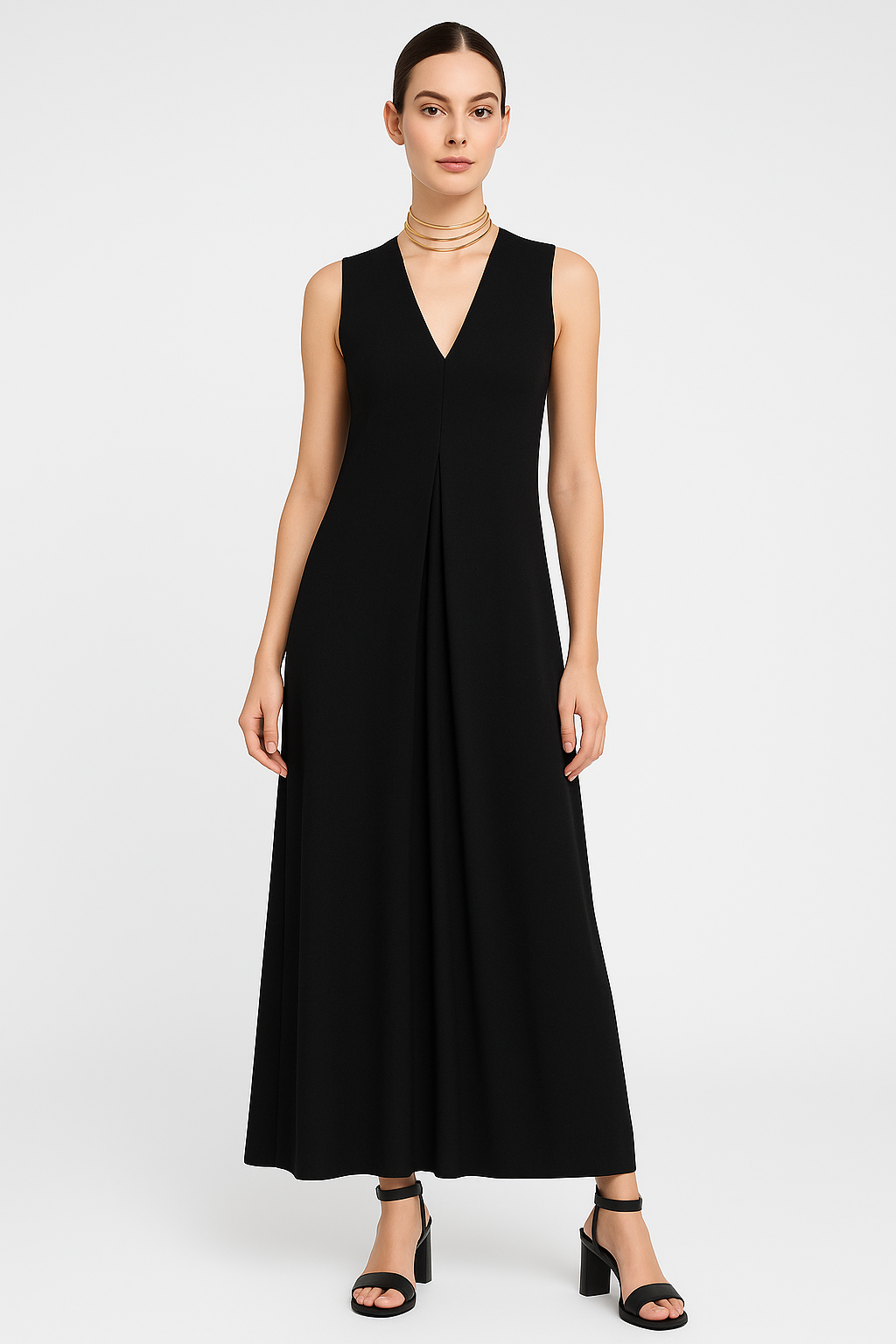 Sculpting maxi-jurk voor een elegant silhouet – Jane
