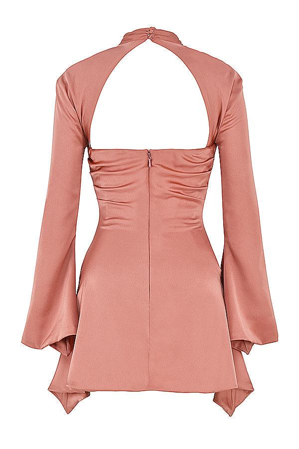 Gedrapeerde korsetjurk met elegante pasvorm – Estelle