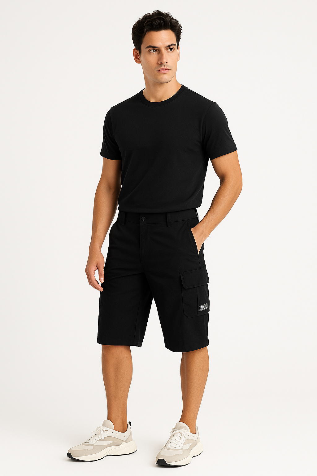 Schneldrogende cargo shorts voor heren met zakken – Thijmen