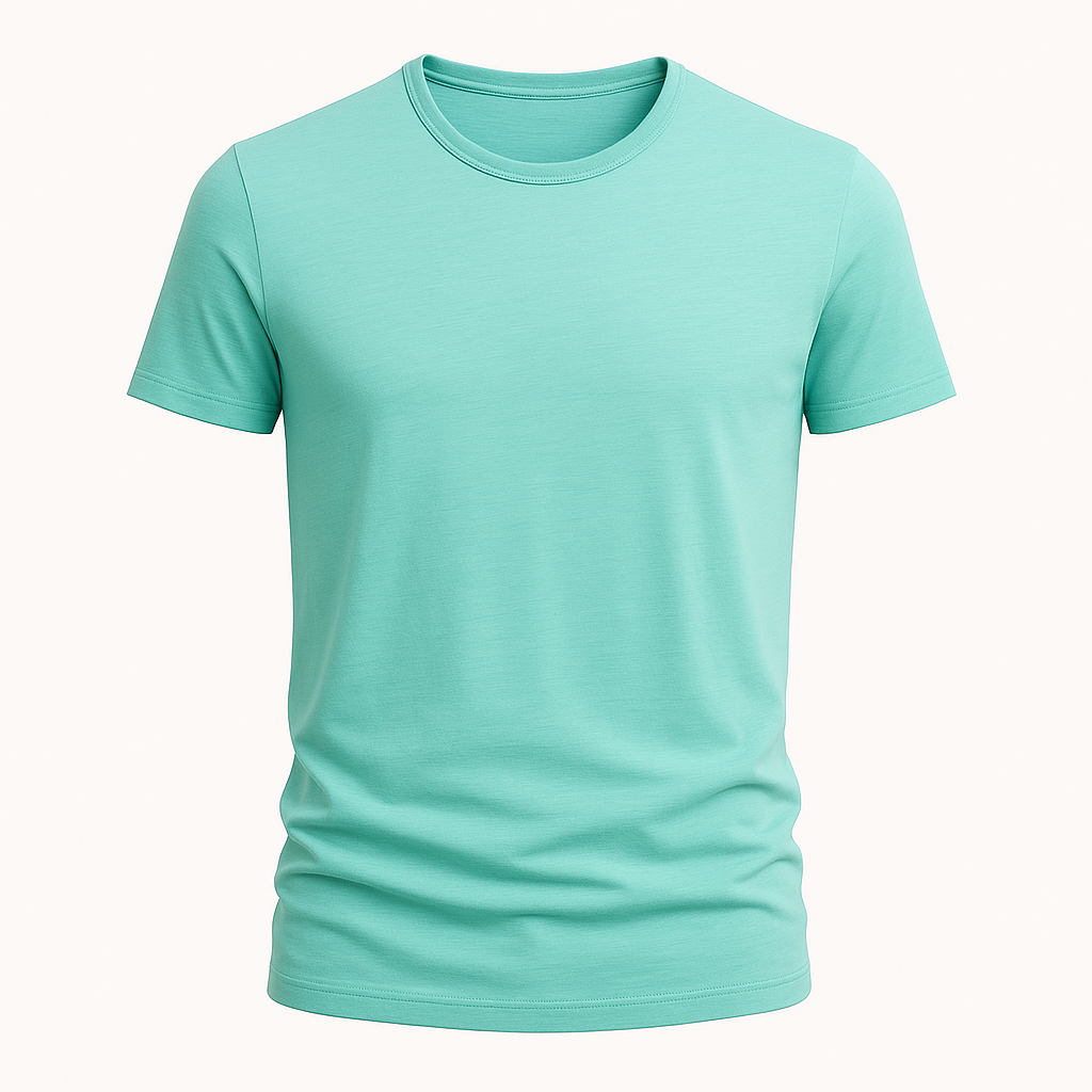 Klassiek heren-T-shirt van katoen met perfecte pasvorm – Noven