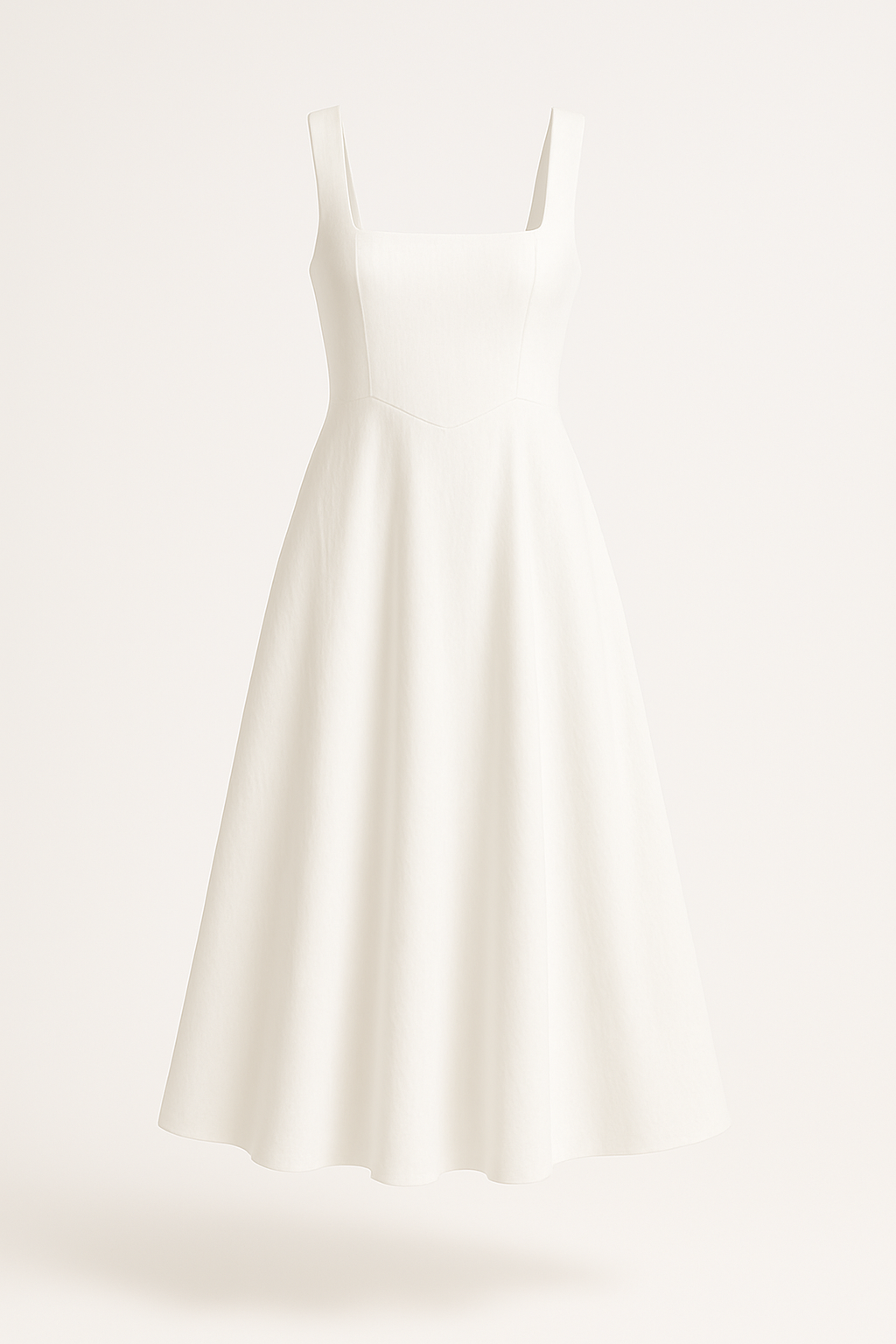 Luchtige Witte Zomerjurk voor een Elegante Stijl – Elena