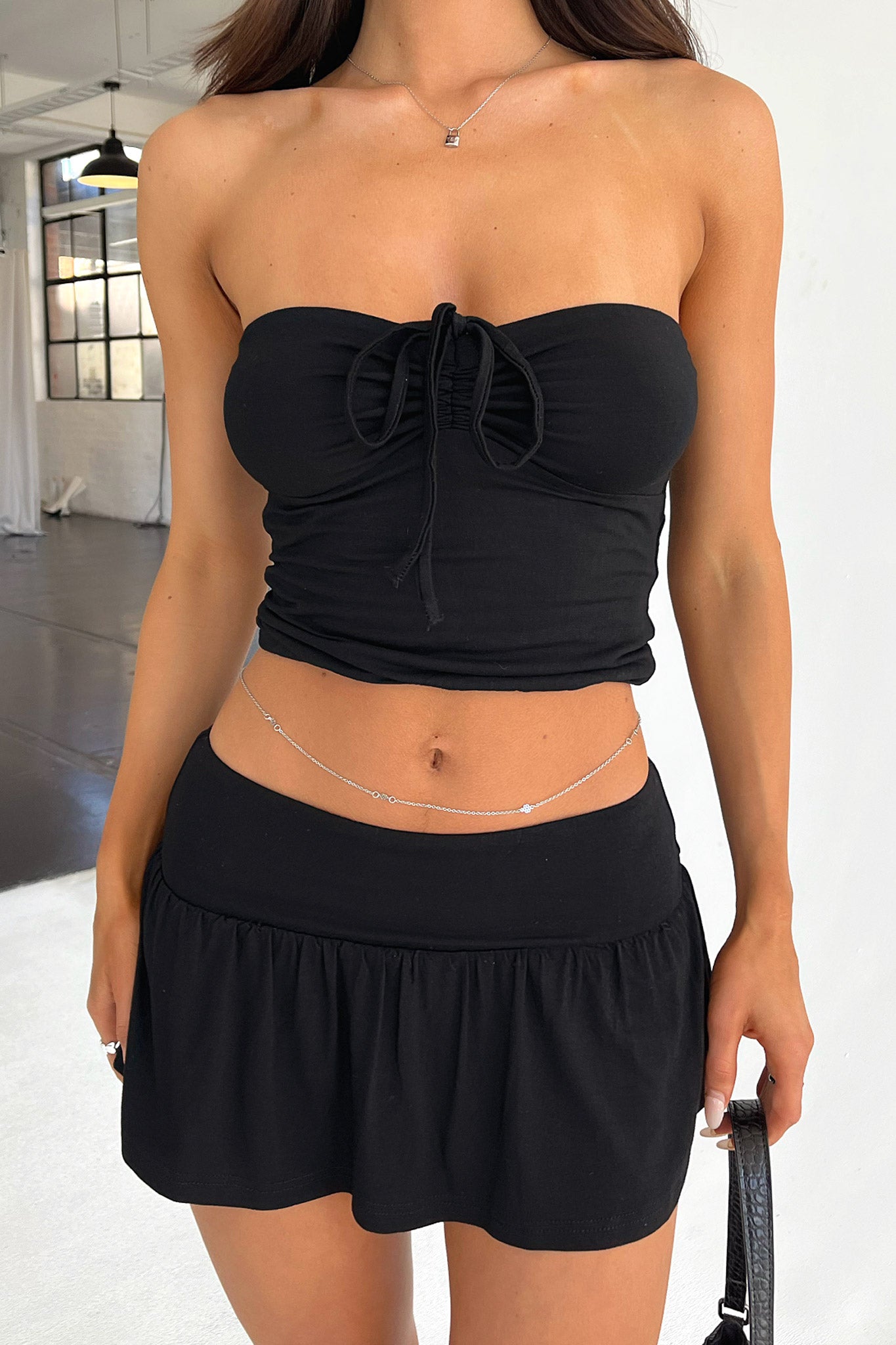 Zomerset Bandeautop Rok Ruches Comfort Fit – Elina