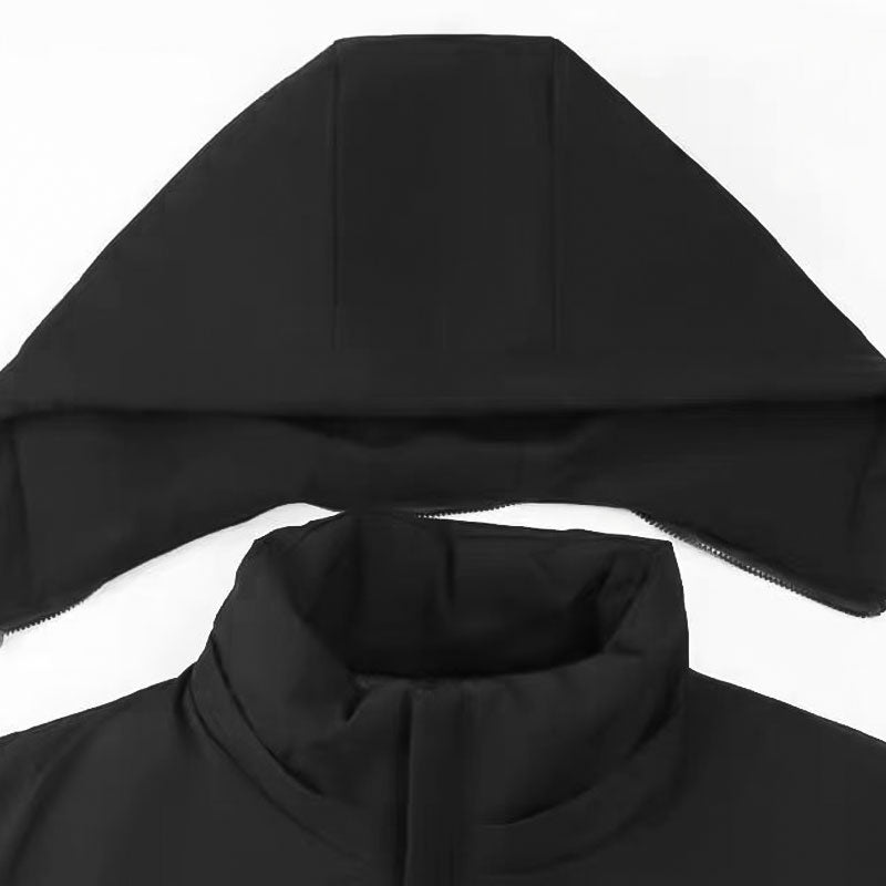 Thermo heren parka met fleecevoering en capuchon – Vornex